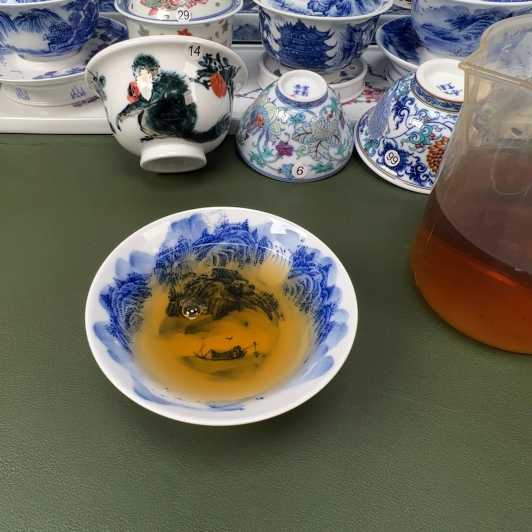 陶瓷景德镇纯手工纯手绘茶具木木17