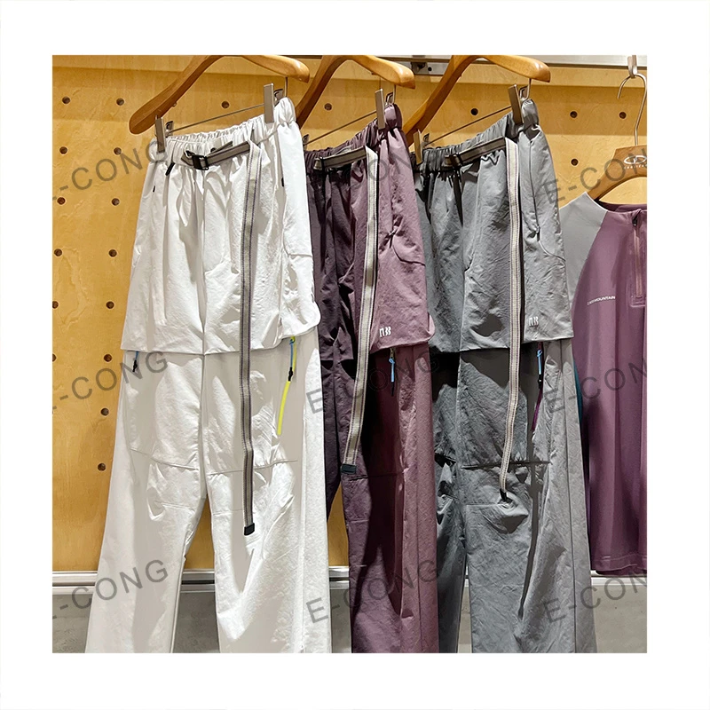 N98小众潮牌设计师款INS风山系轻量化户外速干防晒休闲裤男女同款