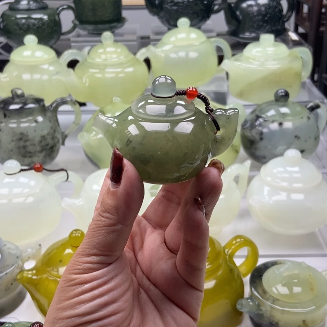 未镶嵌蛇纹石玉壶