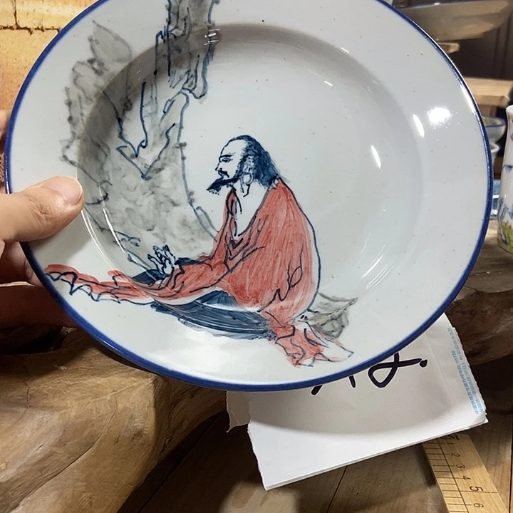 漫***心景德镇手绘高温釉下彩
