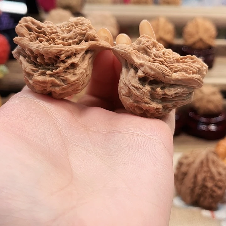 吊坠文玩核桃招财鸟