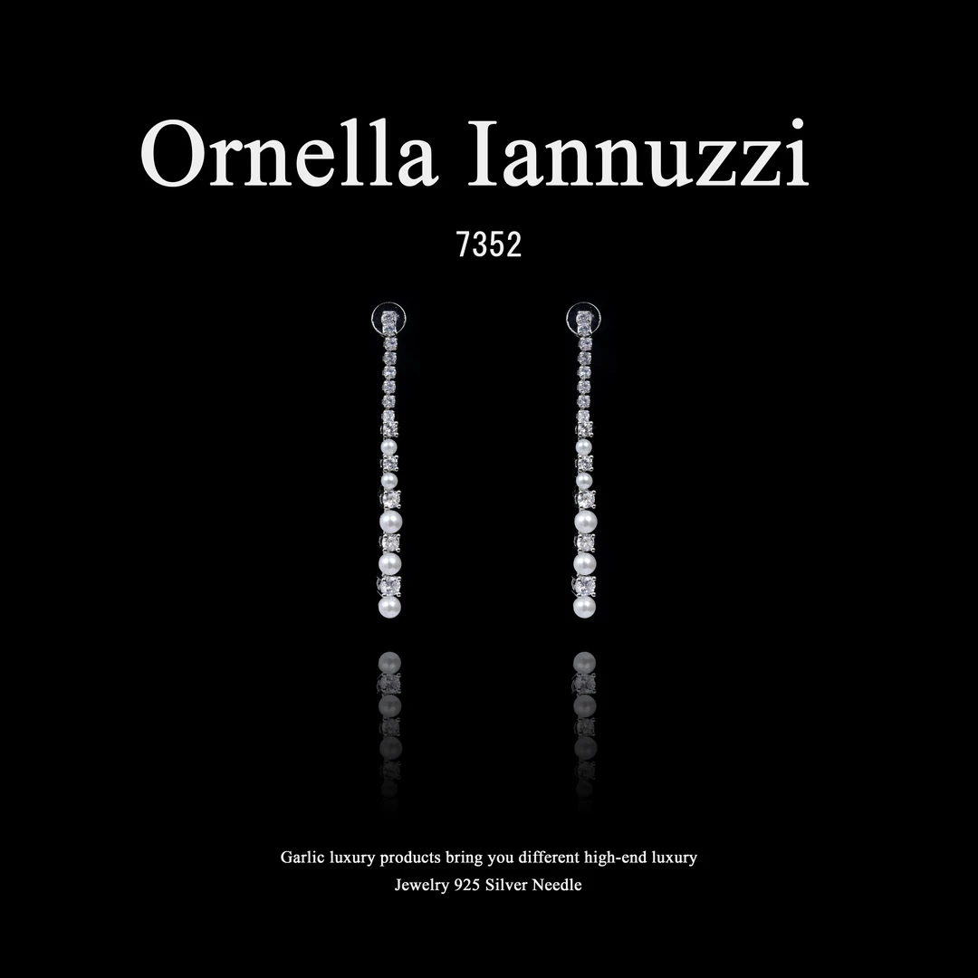 镀K金  Ornella Iannuzzi耳饰~7352