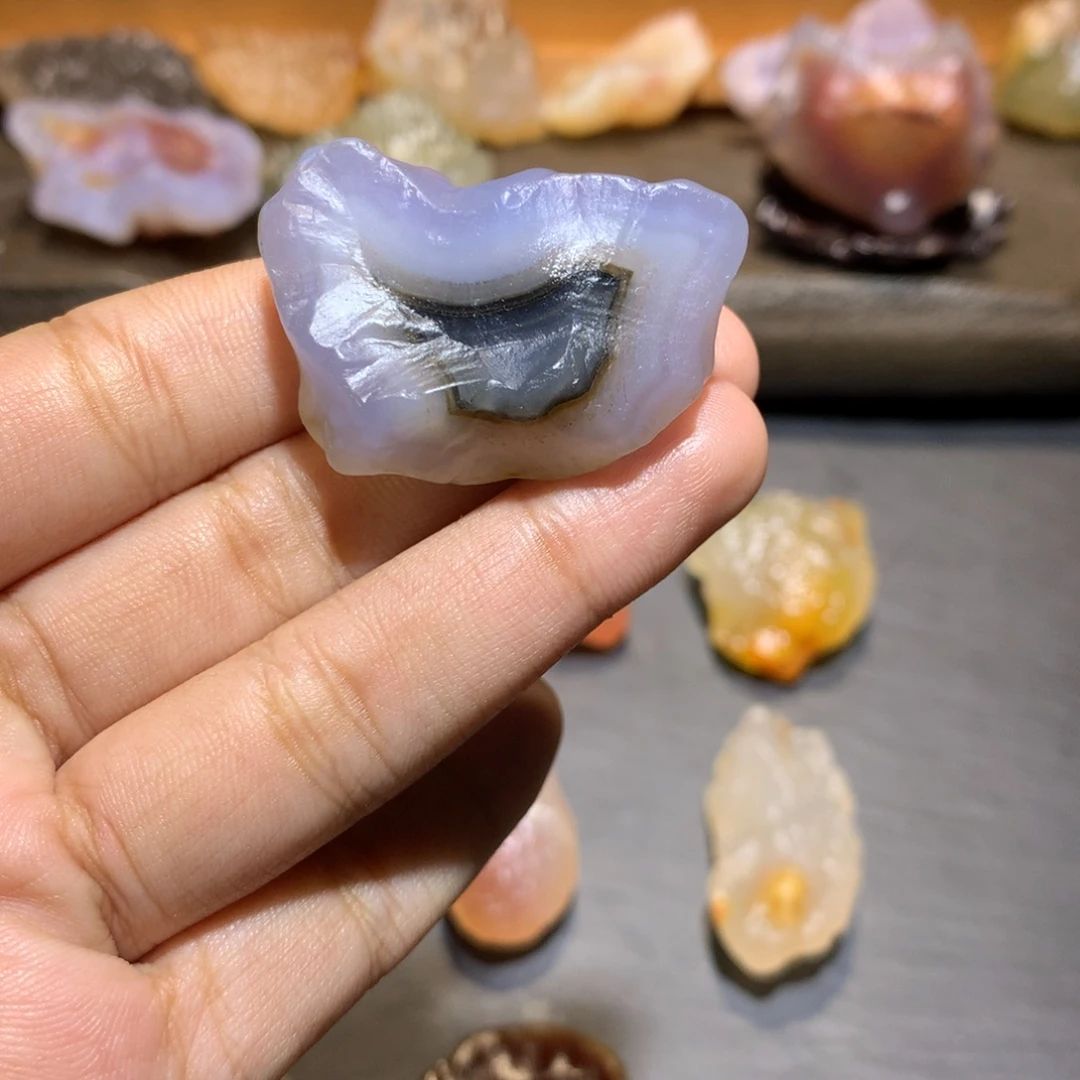 玛瑙/玉髓未镶嵌项链