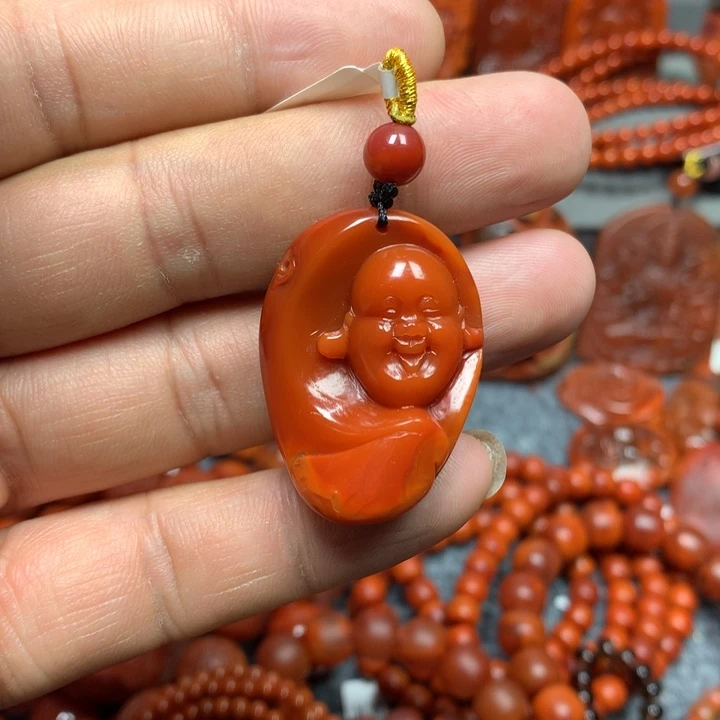 南红玛瑙吊坠(不含链)未镶嵌