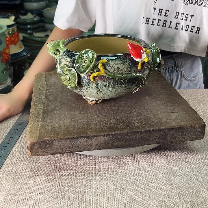 泳坤堂石湾盆陶瓷