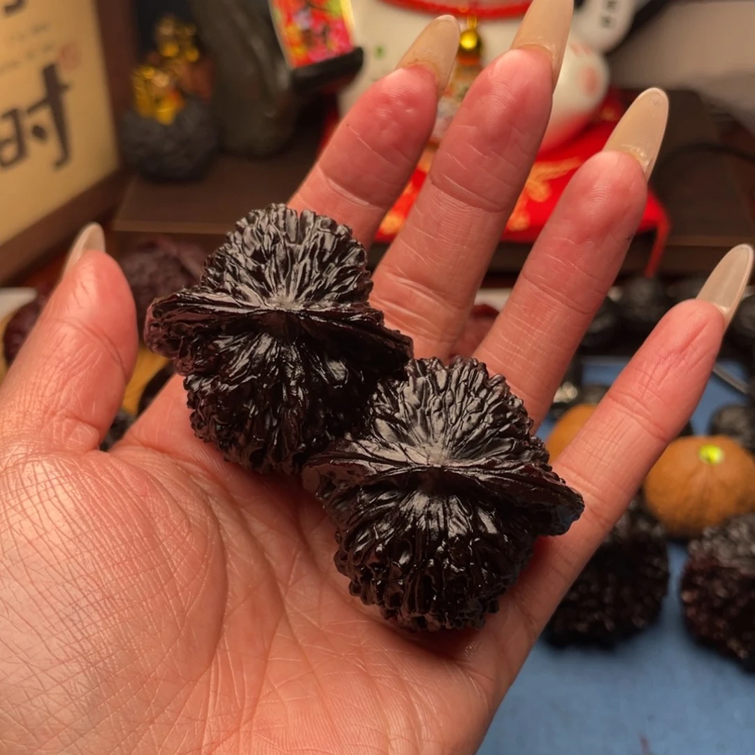 吊坠文玩核桃42黑楼