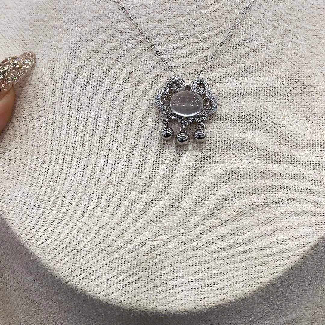 银S925镶嵌芙蓉石戒指