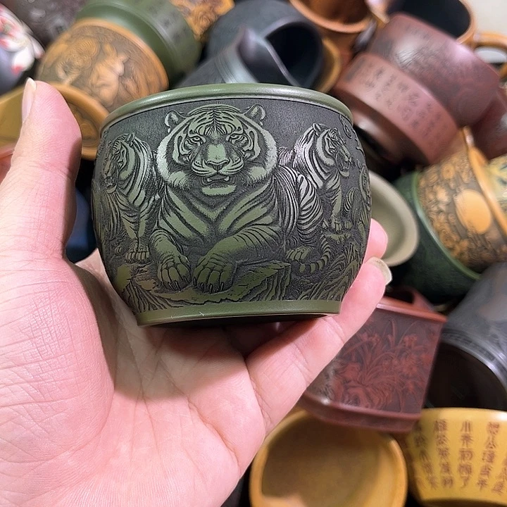 茶杯紫砂全手工紫砂主人杯