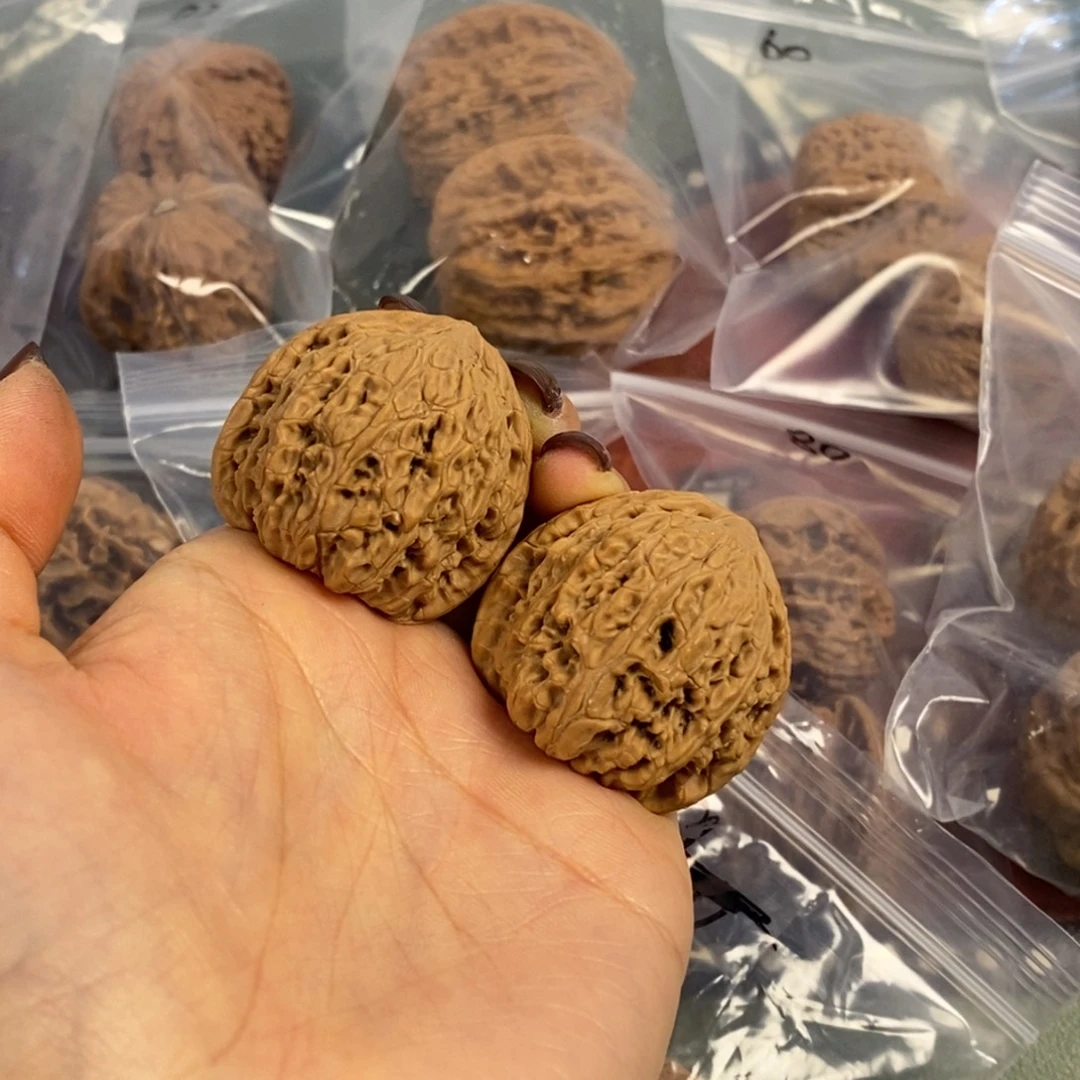 吊坠文玩核桃34➕承德密纹60