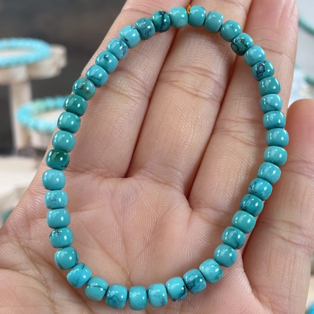 绿松石未镶嵌套链