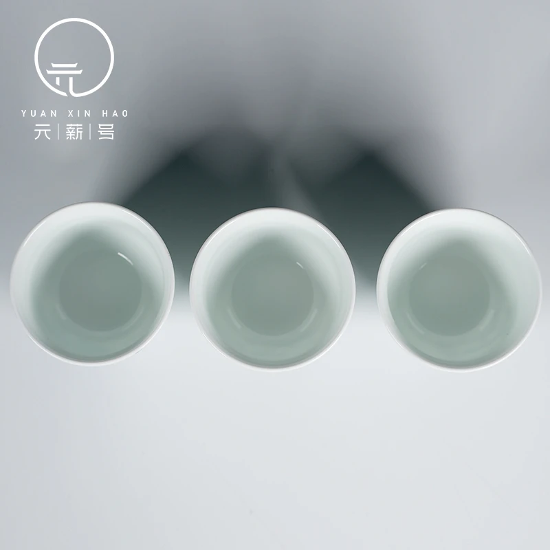 景德镇官方甄选诚德轩 松竹梅杯套装