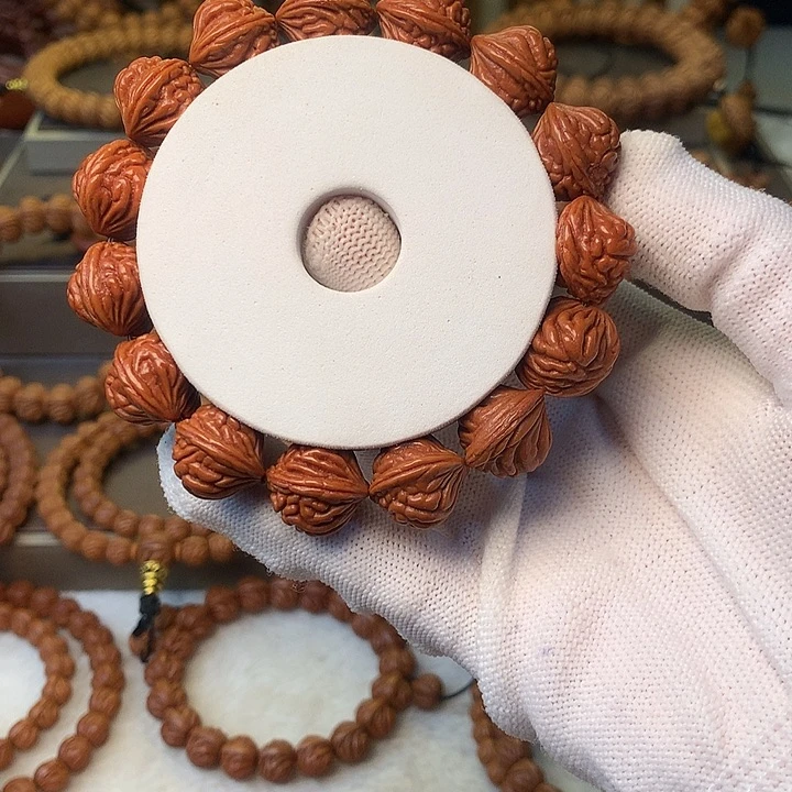 沧***司手串桃核秦岭龙纹