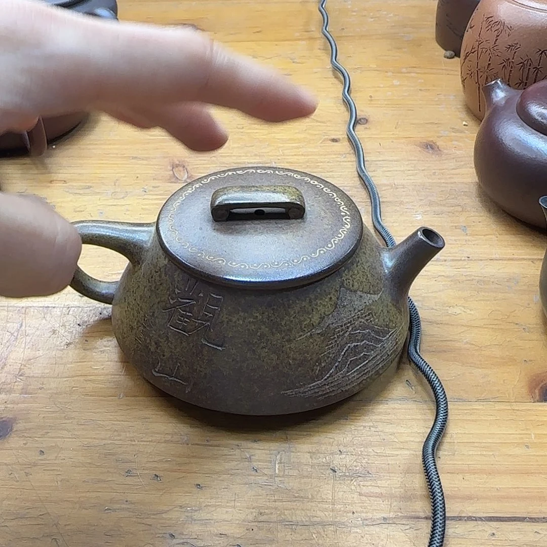 紫砂茶壶民间手艺人全手工制作