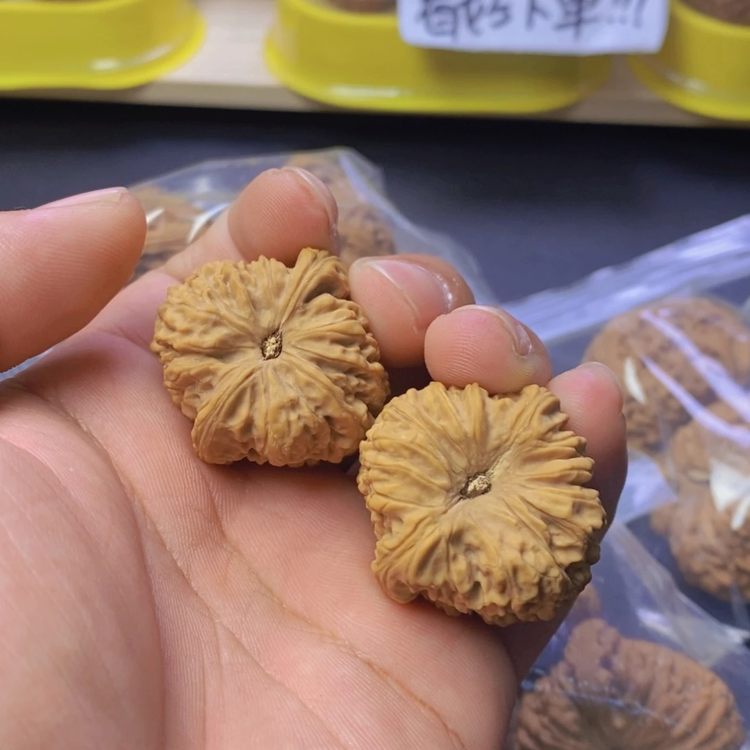 华文玩核桃南疆石有色差013