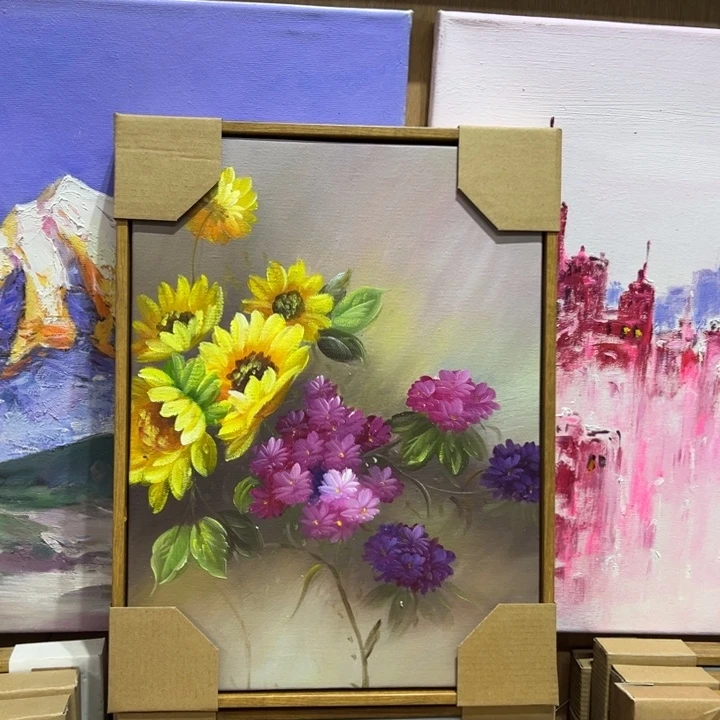 油画油画作品展和