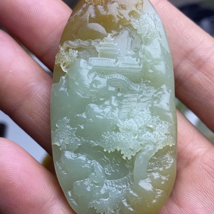 和田玉（糖玉）未镶嵌颈饰