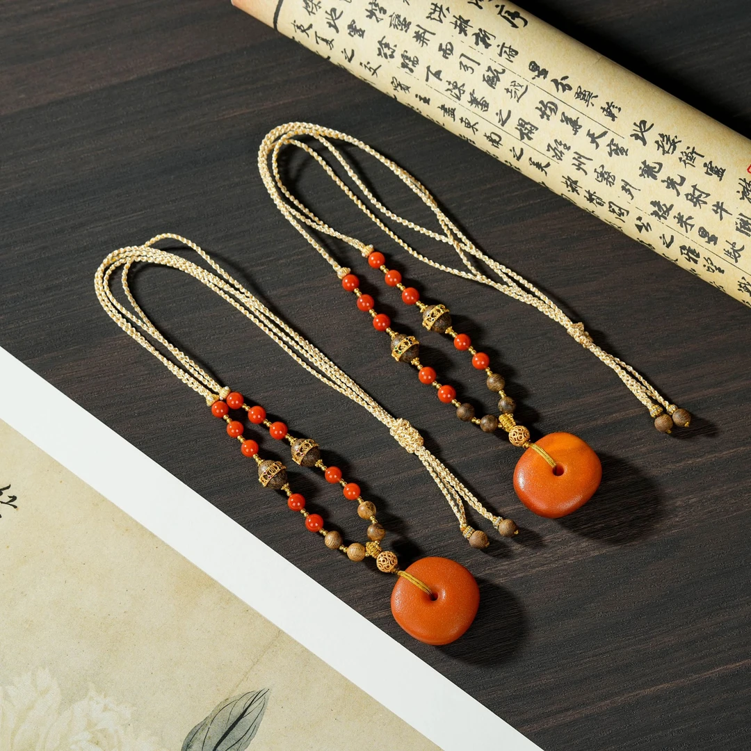 【云上叙】老蜡饼子吊坠-多样性发一件-随形-V52153-S（甄选）