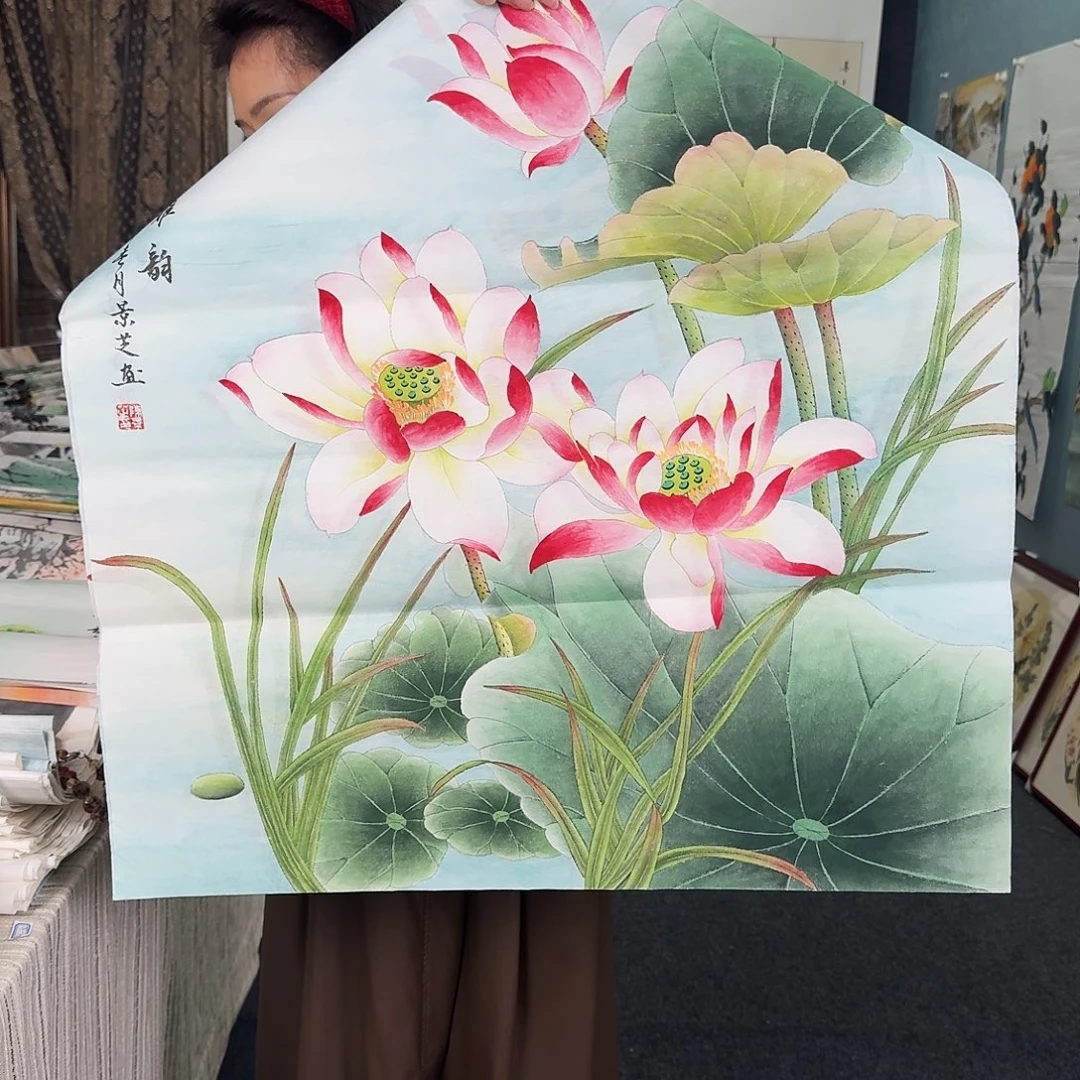 纯手绘的国画作品