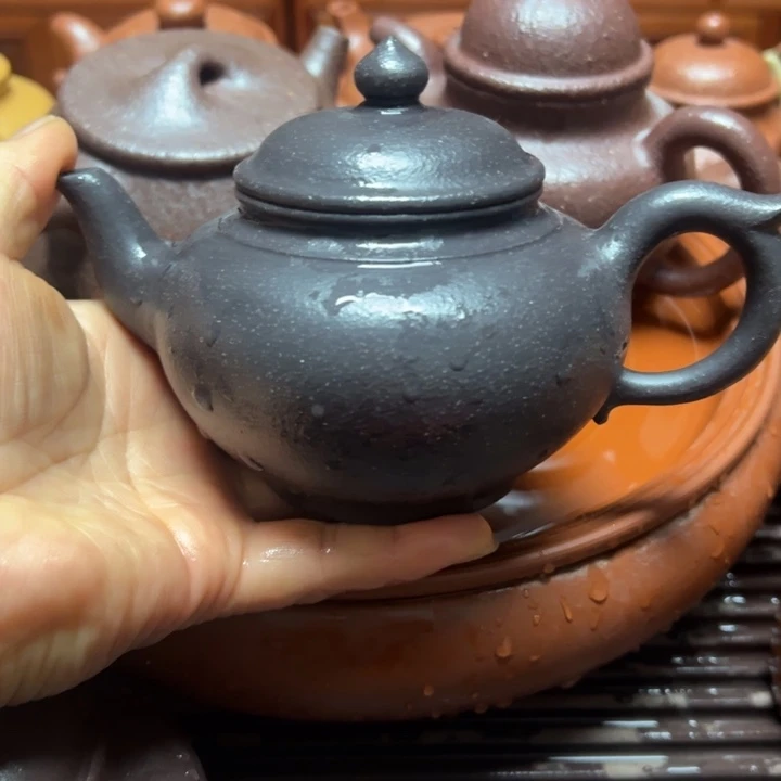 茶壶紫砂宜兴原矿天青泥料
