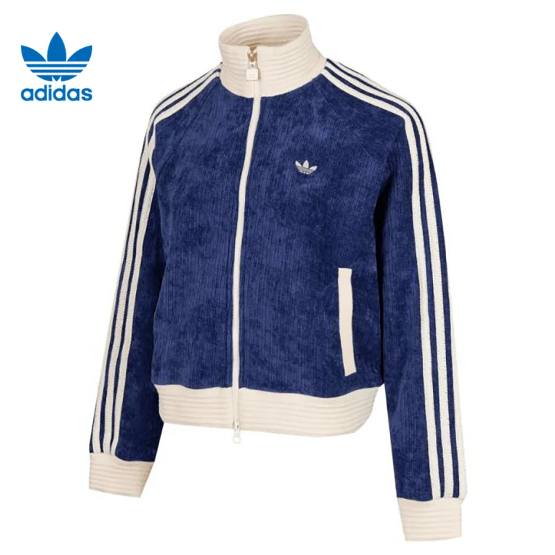 adidas阿迪达斯【大】三叶草女子运动休闲夹克外套JN0724