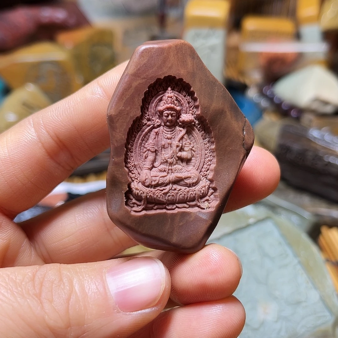 原石雕刻手把件啊摆件