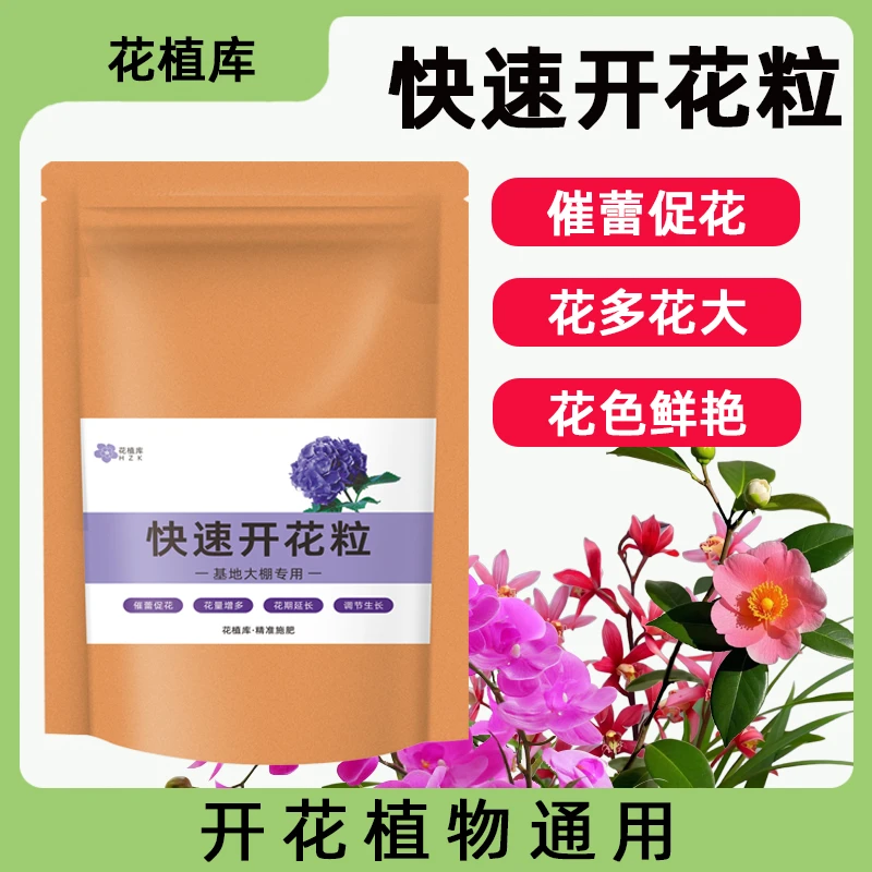 大袋装【快速开花粒】月季开花肥料垂丝茉莉专用肥茉莉花绣球朱顶红