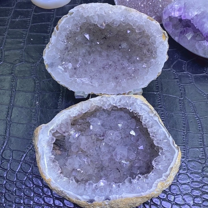 未镶嵌珠宝半成品紫晶紫晶盆