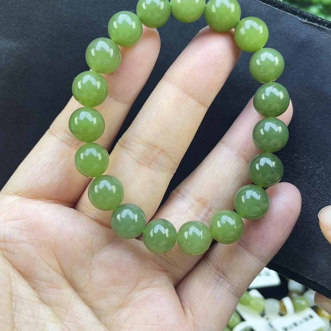 和田玉未镶嵌手链6