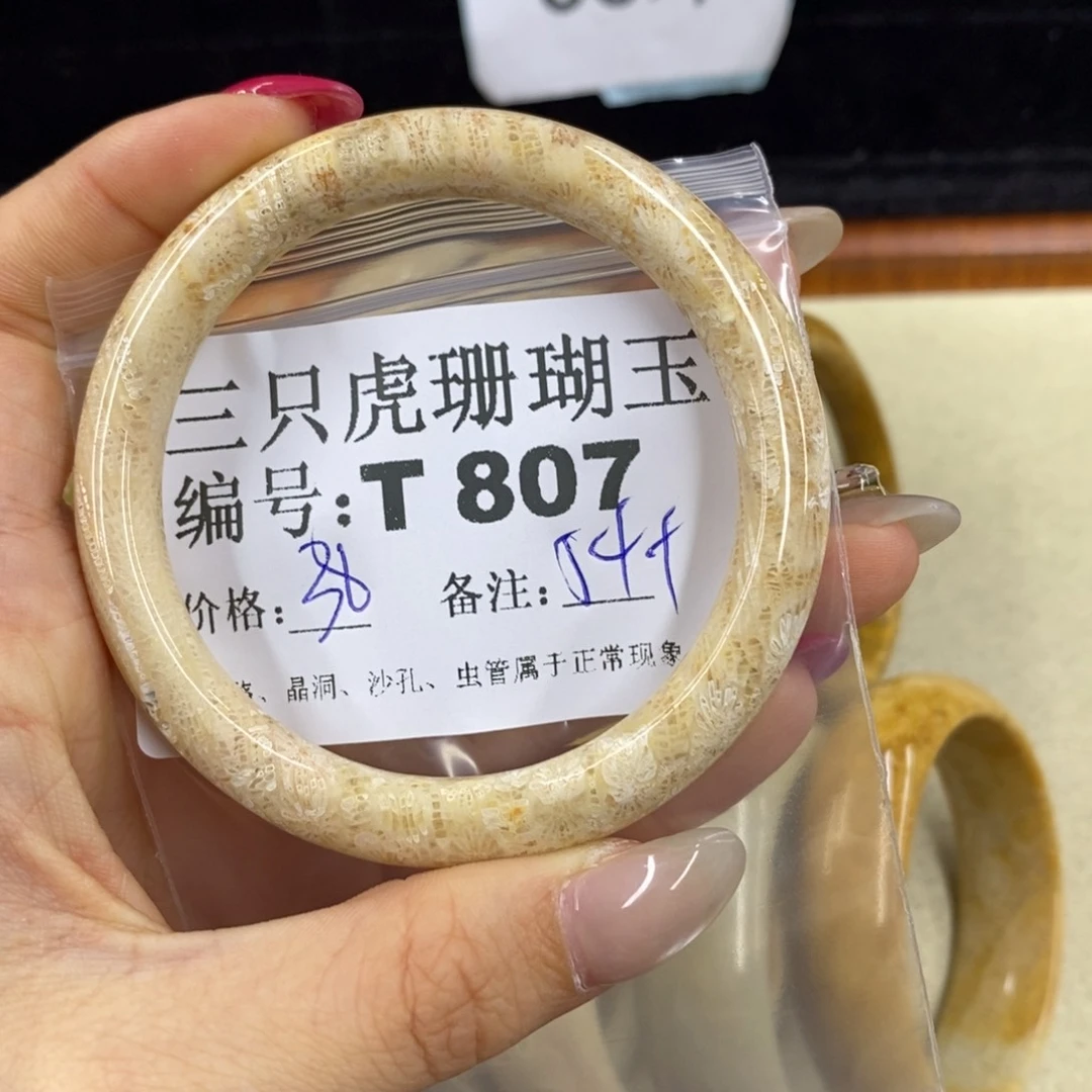 硅化珊瑚（珊瑚玉）1足银镀金镶嵌芷***@