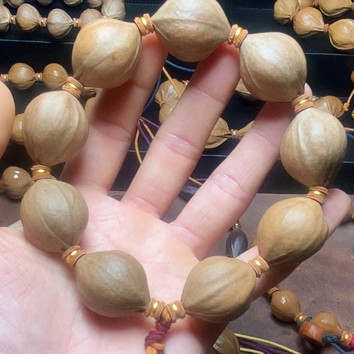 橄榄核手串/手链蒜头德庆王22