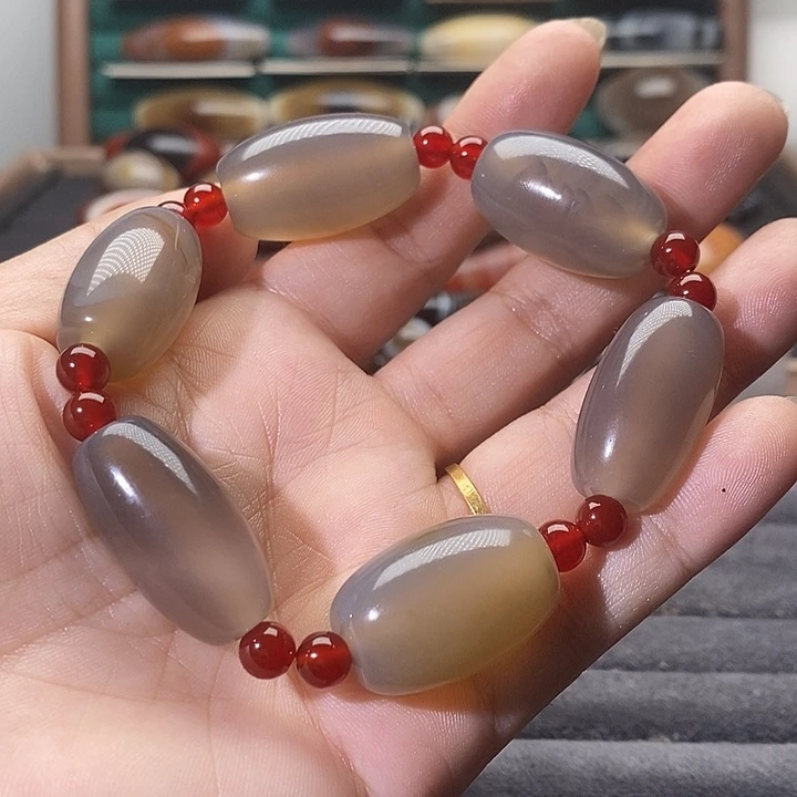 玛瑙/玉髓未镶嵌吊坠(不含链)