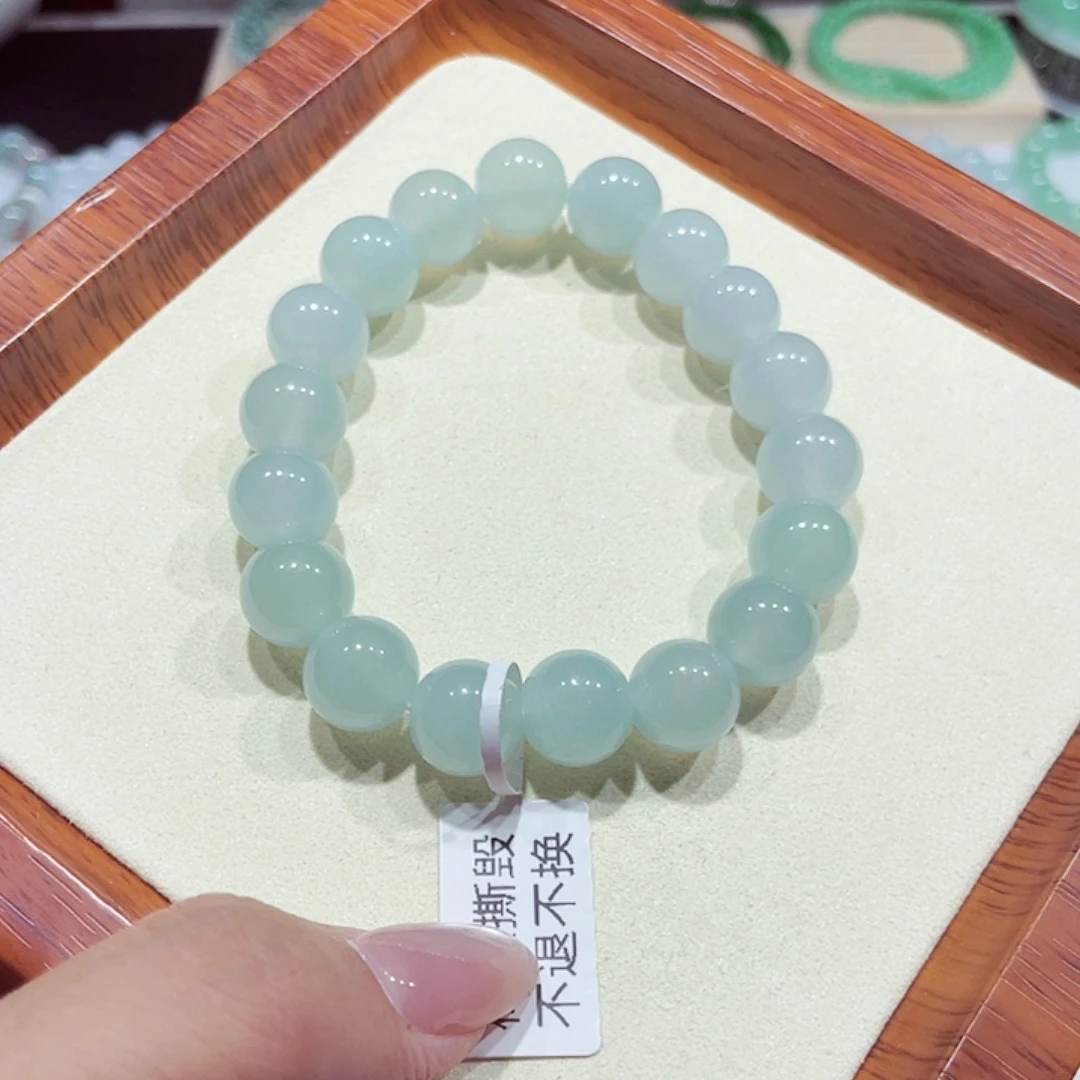 翡翠未镶嵌手链天然缅甸翡翠A货卡11.8