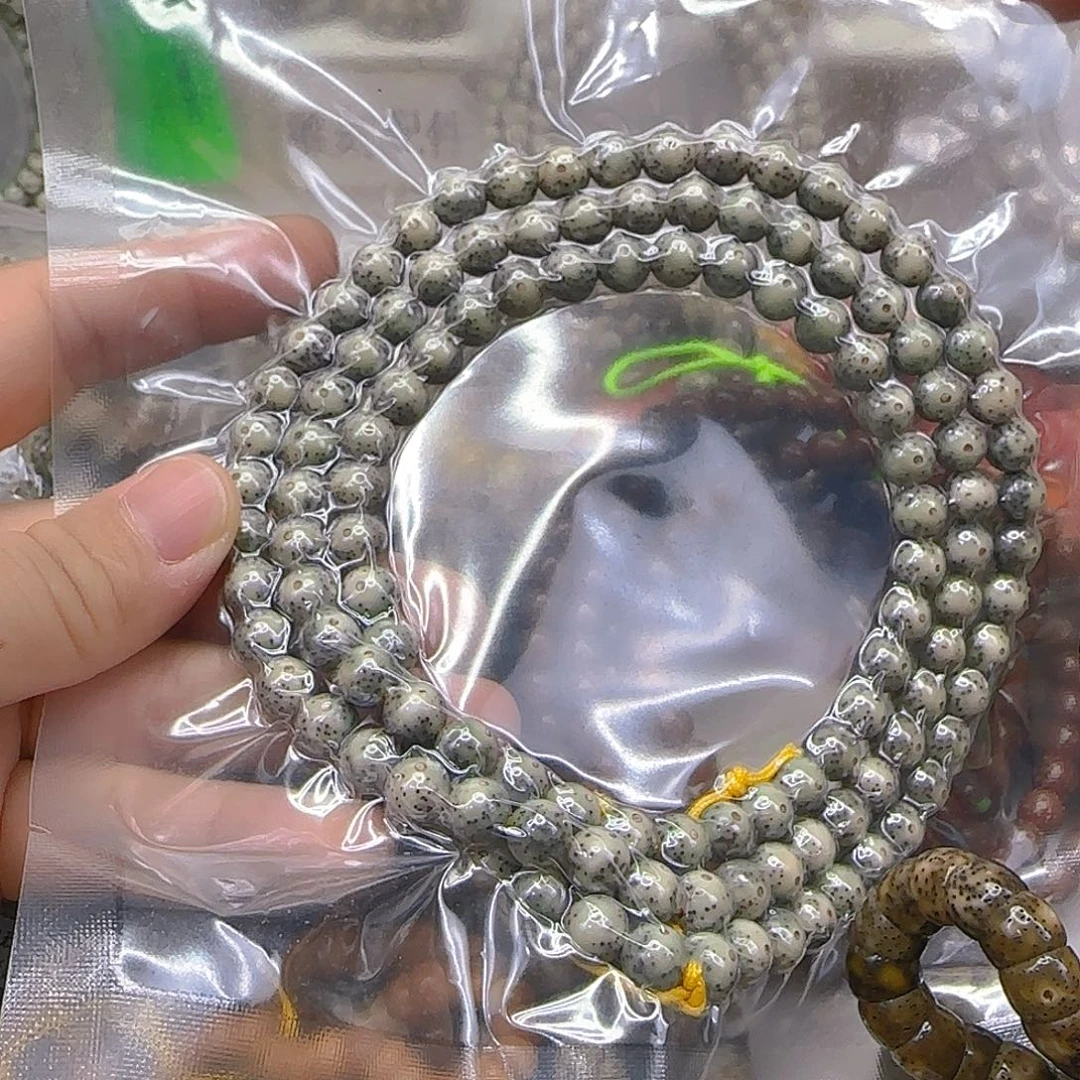 手串星月菩提207殿堂卡姿兰绿包白大眼睛8-108