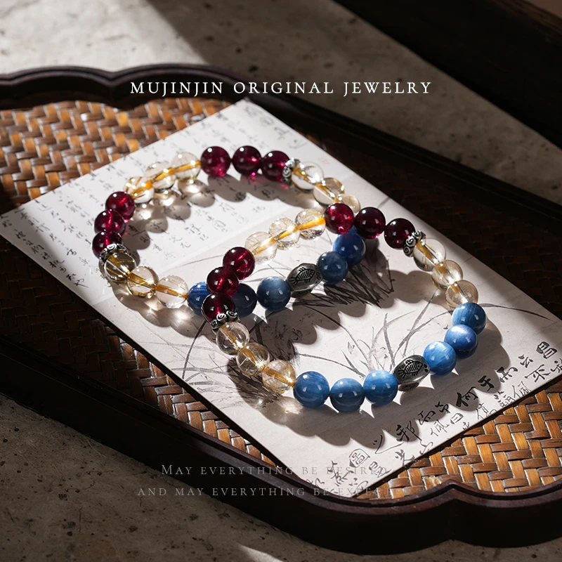 【木槿槿】天然水晶手串女款约8m时尚手链百搭饰品多样性发一