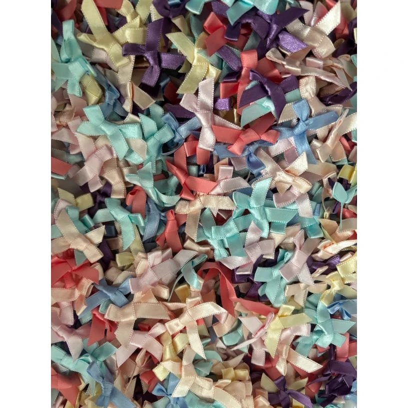 彩色迷你蝴蝶结手工diy芭蕾风混搭小配件辅料一个