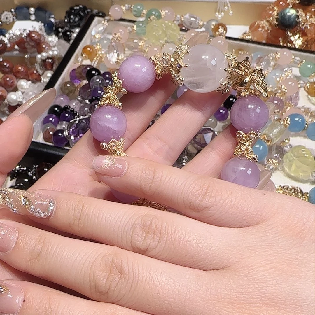 水晶手链未镶嵌用****a吧