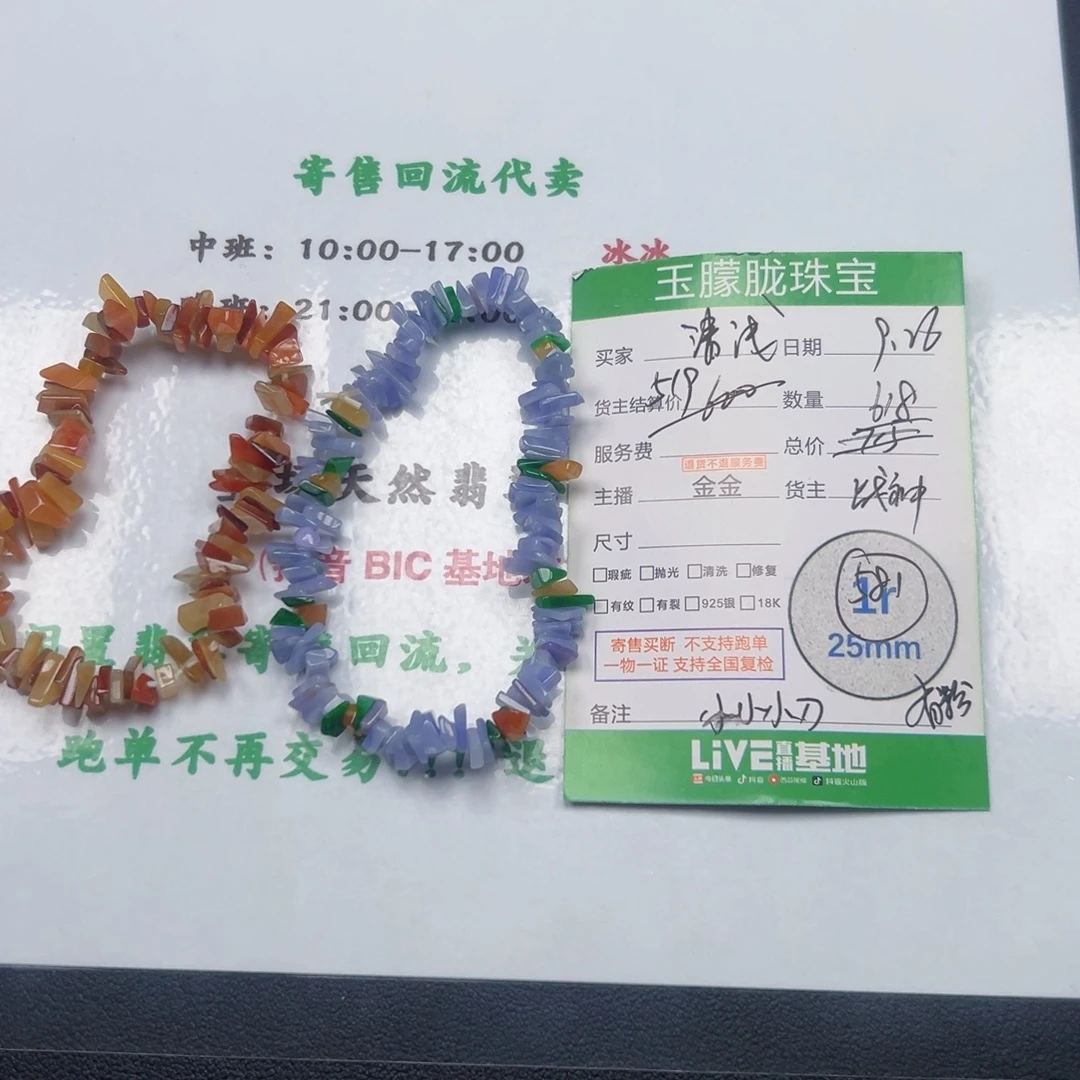 杨***华翡翠未镶嵌颈饰翡翠