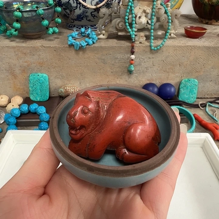 用***3摆件瓷器工艺精湛
