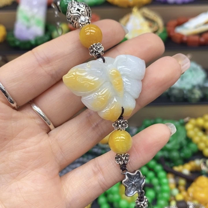 翡翠未镶嵌耳饰手链46