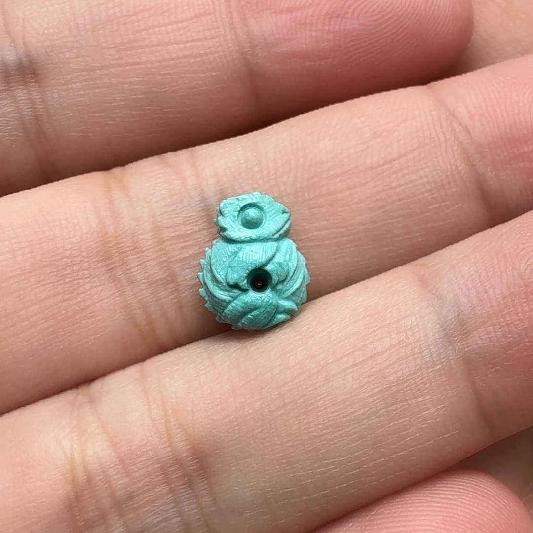 绿松石未镶嵌蜥蜴扣