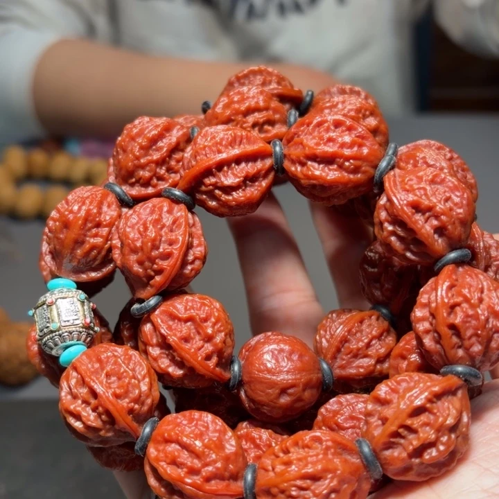 文玩核桃吊坠龙脊7501