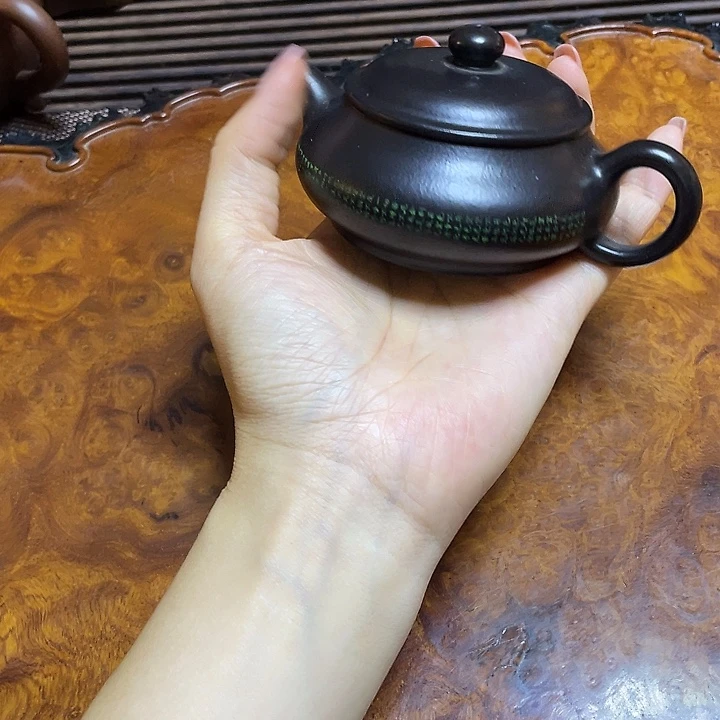 茶壶紫砂全全手工打造