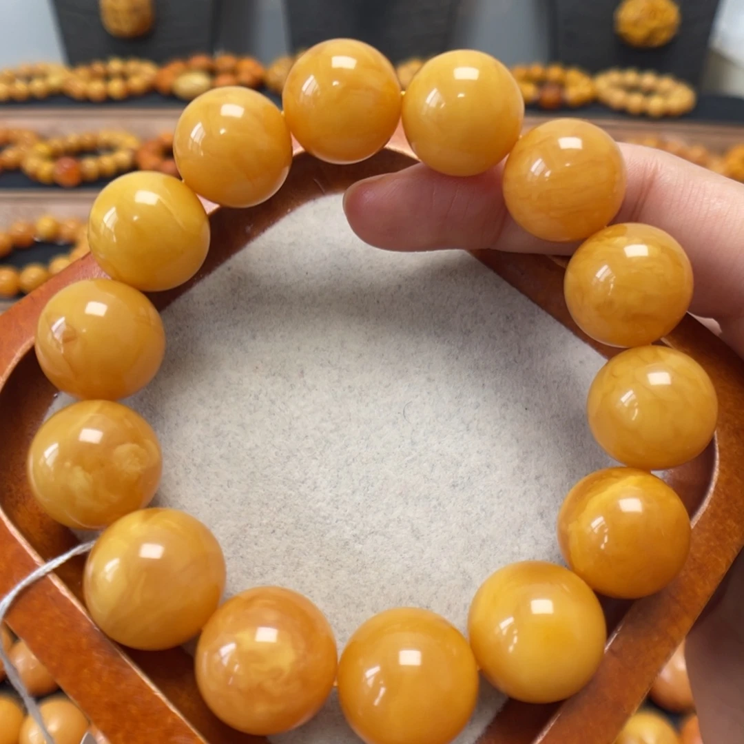 蜜蜡未镶嵌手链蜜蜡