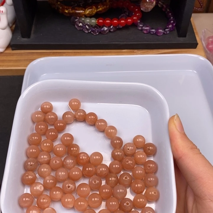 玛瑙/玉髓未镶嵌卡8太阳石20个