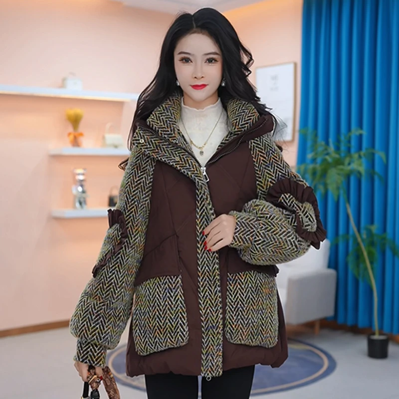 【羽绒服】冬季白鸭绒羽绒服百搭新款时尚气质休闲保暖外套女冬款