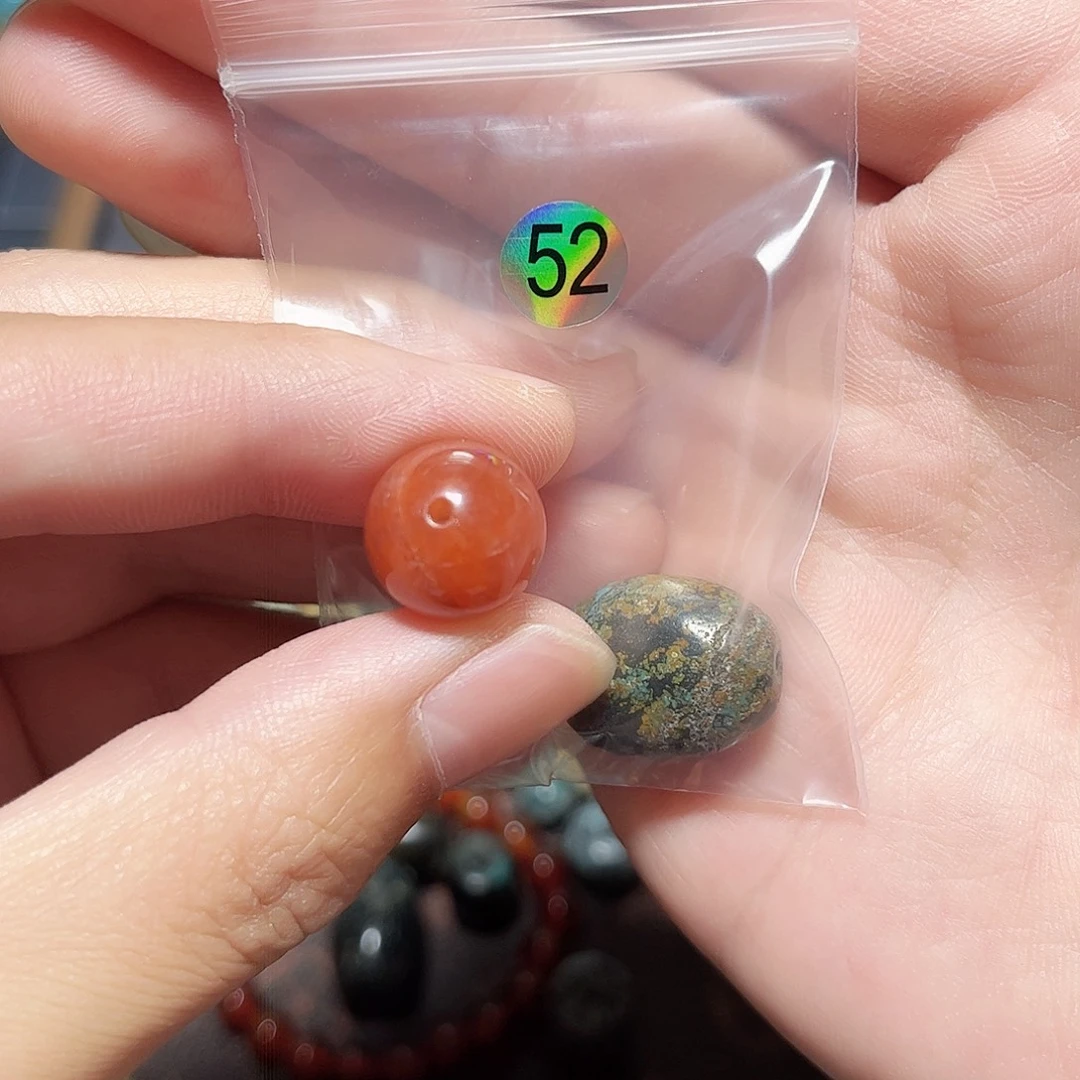 胖***参未镶嵌圆珠桶珠老型手串！！玛瑙/玉髓