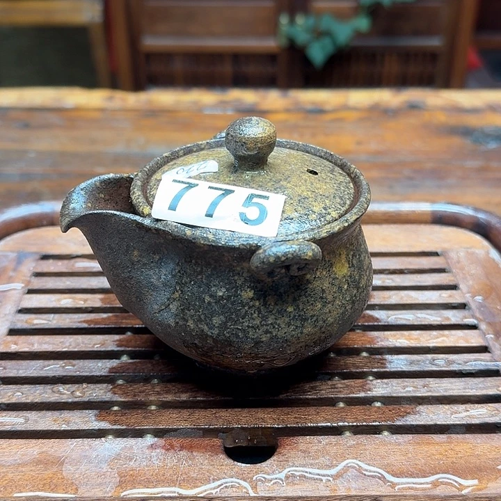 纯手工制作粗陶茶具