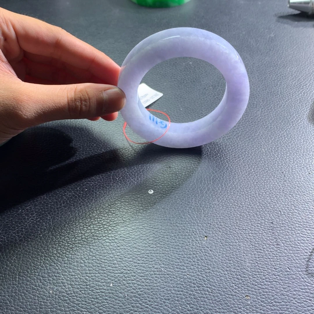 定制翡翠手镯未镶嵌55-58圆条