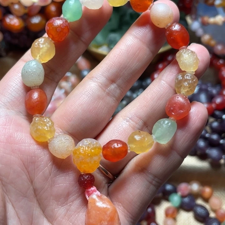 玛瑙/玉髓合金手链