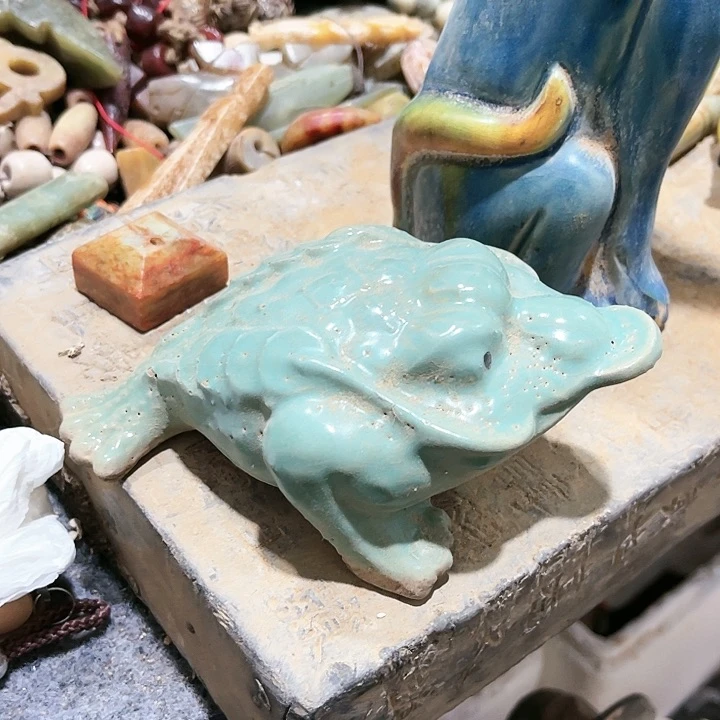 瓦当摆件摆件的小茶桌